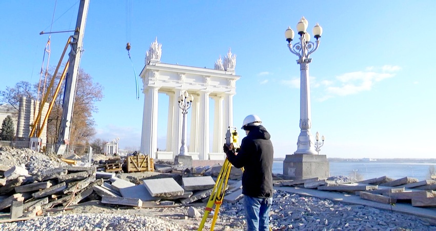 В Волгограде преображается Центральная набережная. Видео